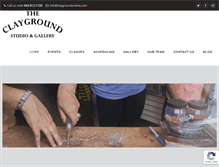 Tablet Screenshot of claygroundonline.com